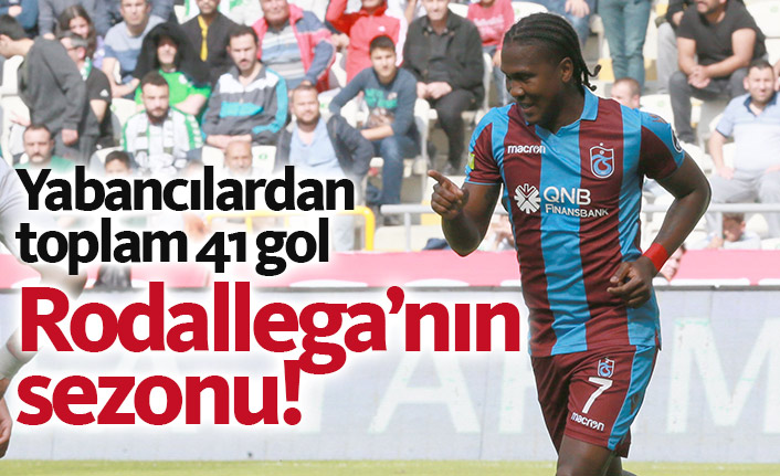 Trabzonspor'un yabancılarından 41 gol