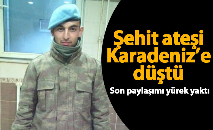 Şehit Uzman Çavuş Volkan Demirci’nin Paylaşımı Yürek Dağlad