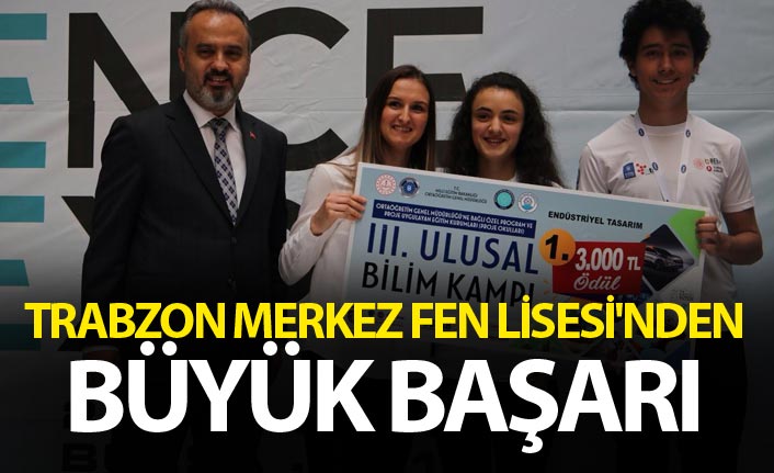Trabzon Merkez Fen Lisesi'nden büyük başarı