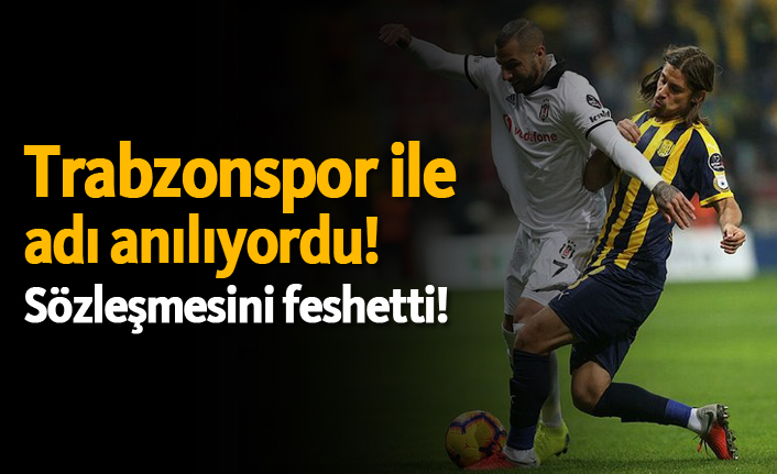 Trabzonspor ile adı anılıyordu! Sözleşmesini feshetti!