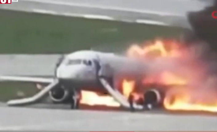 41 kişinin öldüğü uçak kazasının görüntüleri ortaya çıktı!
