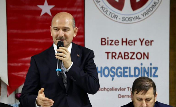 Soylu, Trabzonlularla sahurda buluştu
