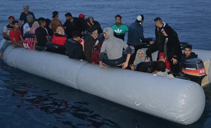 47 kaçak göçmen yakalandı