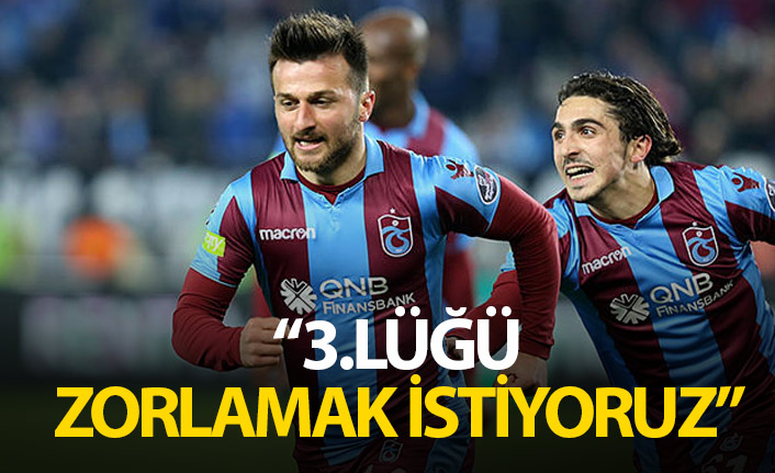 Murat Cem: 3.lüğü zorlamak istiyoruz