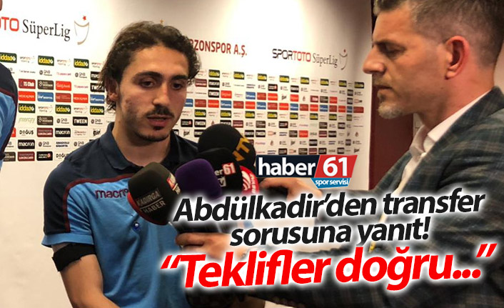 Abdülkadir Ömür'den transfer sorusuna yanıt