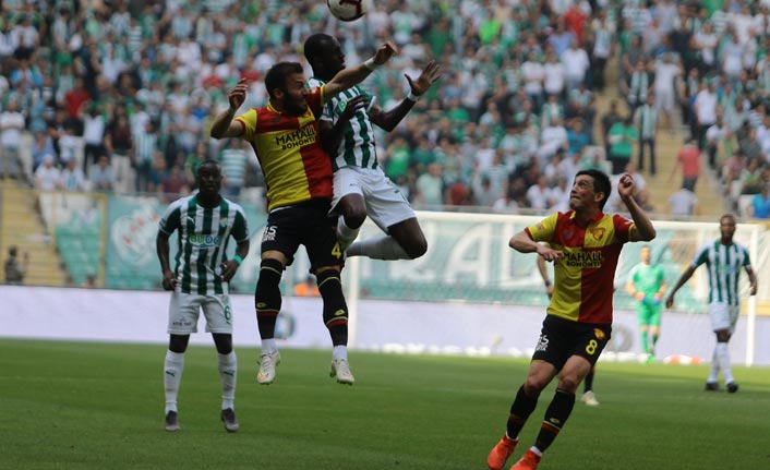 Bursa Göztepe maçından galip çıkmadı