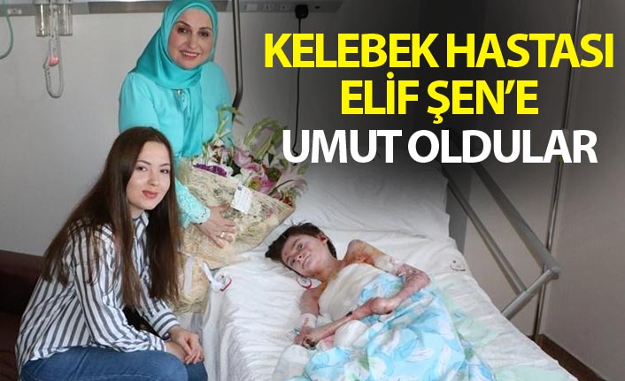 Trabzon'da “Kelebek hastası” Elif'e umut oldular