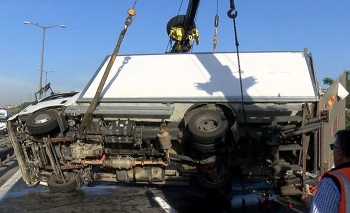 TEM'i kitleyen kaza!