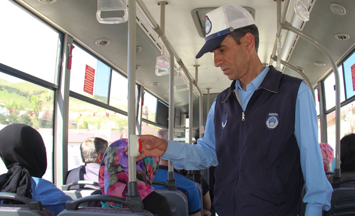 Bitlis'te toplu taşıma araçlarına denetim