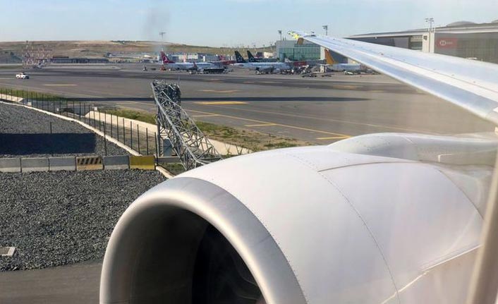 İstanbul Havalimanı'nda talihsiz kaza