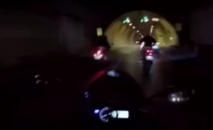 Dolmabahçe Tüneli’nde tek teker kazası