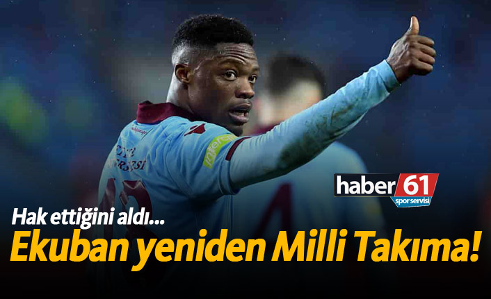 Ekuban yeniden Milli Takıma!