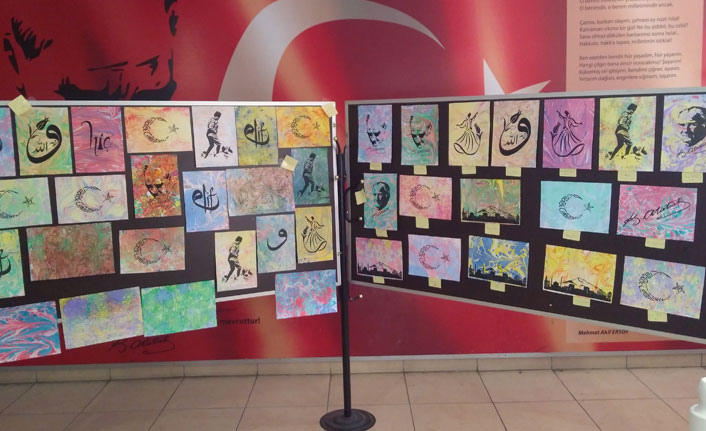 Mehmet Sepici 60. Yıl Cumhuriyet İlkokulu'ndan Sergi