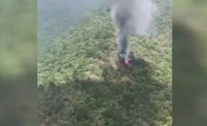 Askeri helikopter düştü: 6 ölü