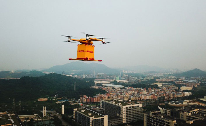 Dünyanın ilk otomatik drone kargo taşımacılığı Çin’de başladı