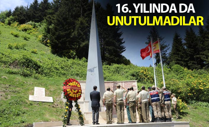 16. yılında da unutulmadılar
