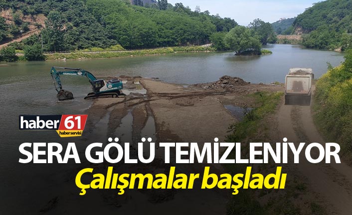 Sera Gölü temizleniyor - Çalışmalar başladı