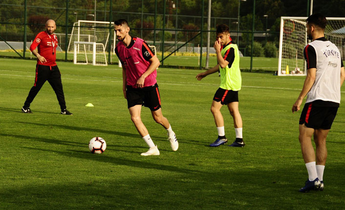 Ümit Milli Takım, Arnavutluk maçı hazırlıklarını sürdürdü