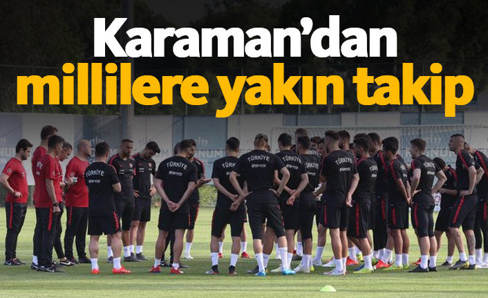 Karaman'dan milli futbolculara yakın takip