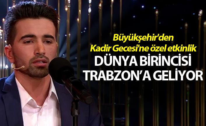 Büyükşehir'den Kadir Gecesi'ne özel etkinlik