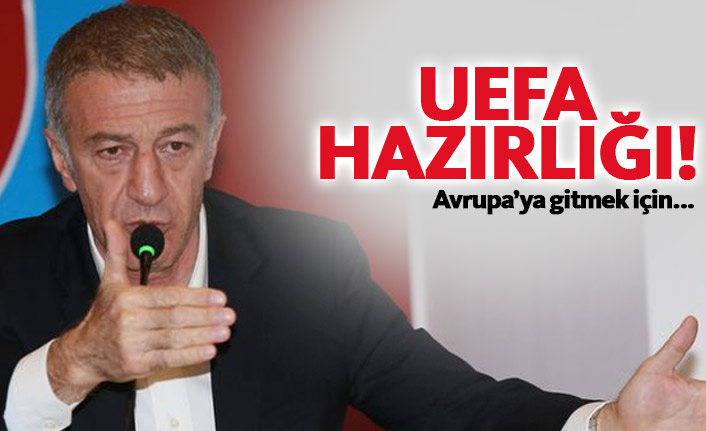 Trabzonspor'da Avrupa hazırlığı