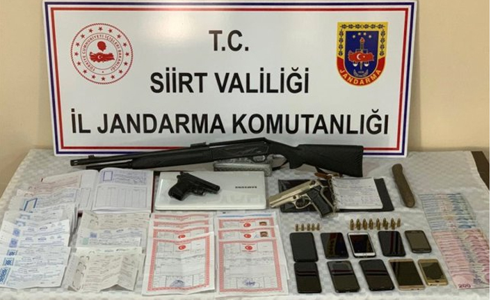 Siirt merkezli 3 ilde tefecilere operasyon düzenlendi