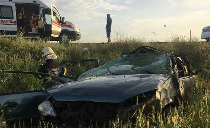 Kırıkkale'de feci kaza: 1 ölü 4 yaralı