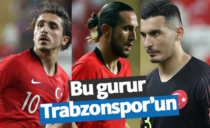 Trabzonspor’un altyapı gururu: Üç oyuncu Milli Takım’da parladı