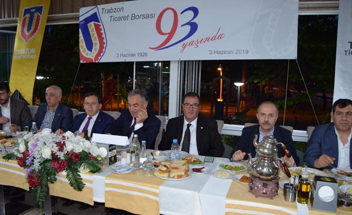Trabzon Ticaret Borsası 93. yıl öncesi üyeleriyle buluştu