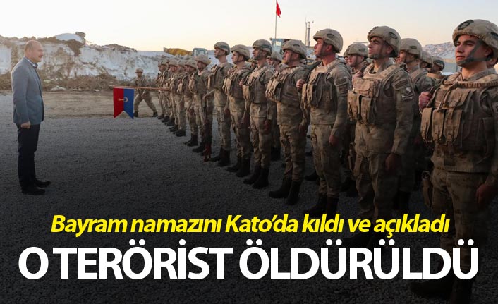 Bakan Soylu Kato'da açıklandı - O terörist öldürüldü