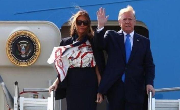 Londra’da Trump’a tencere tavalı protesto