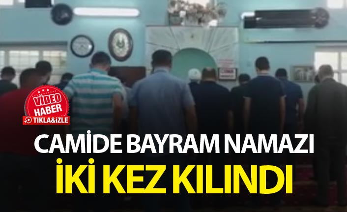 Bu camide bayram namazı iki kez kılındı