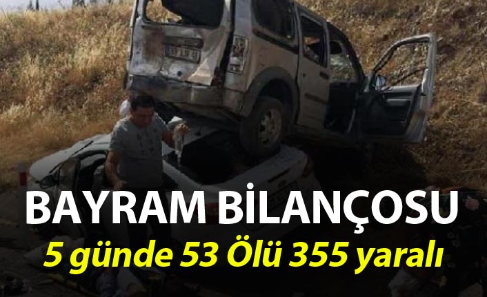 Acı bilanço - 5 günde 53 Ölü 355 yaralı