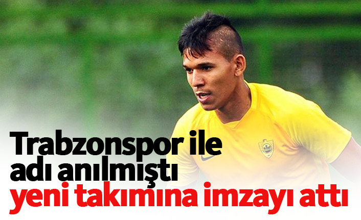 Trabzonspor ile adı anılıyordu imzayı attı