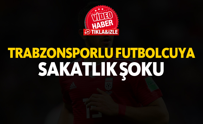 Trabzonsporlu futbolcuya Milli Takım'da sakatlık şoku!