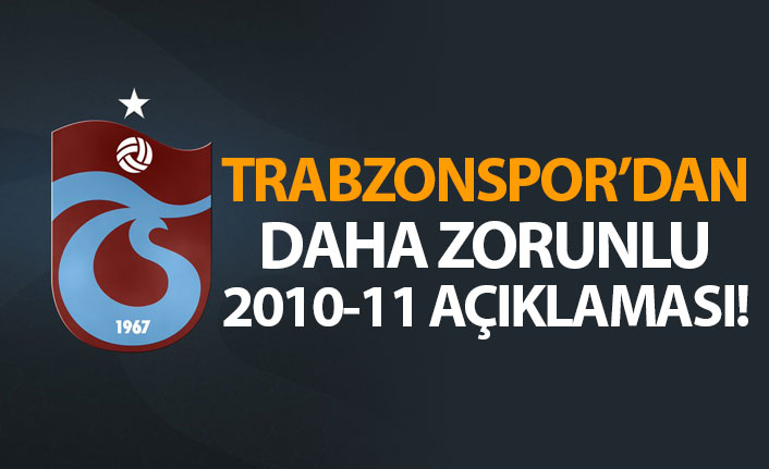 Trabzonspor’dan Fenerbahçe’nin açıklamasına sert yanıt: “2010-2011 şampiyonu bellidir”