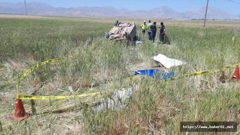 Bayram dönüşü feci kaza!