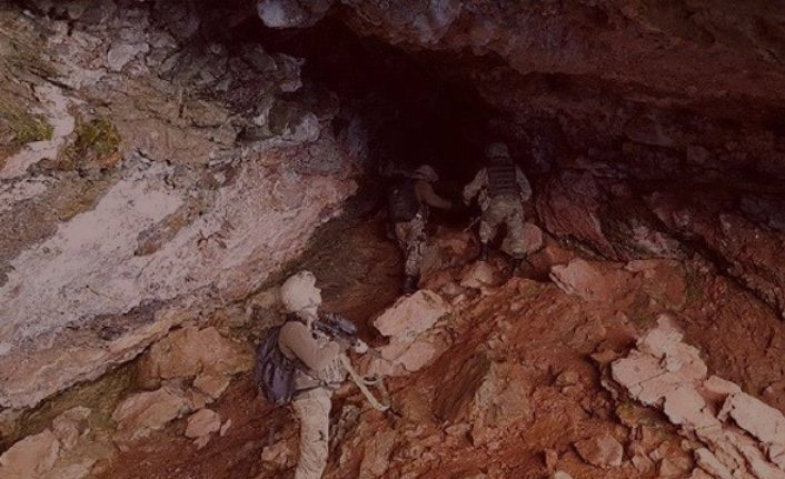 Mağarada kıstırılan teröristler öldürüldü