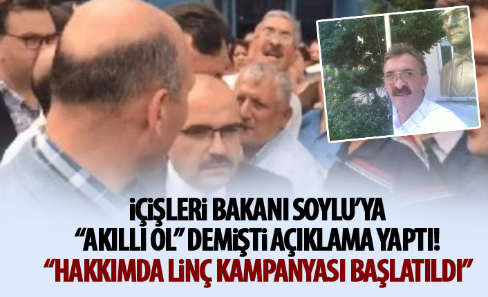 Süleyman Soylu’ya “Akıllı ol” demişti! Açıklama yaptı!