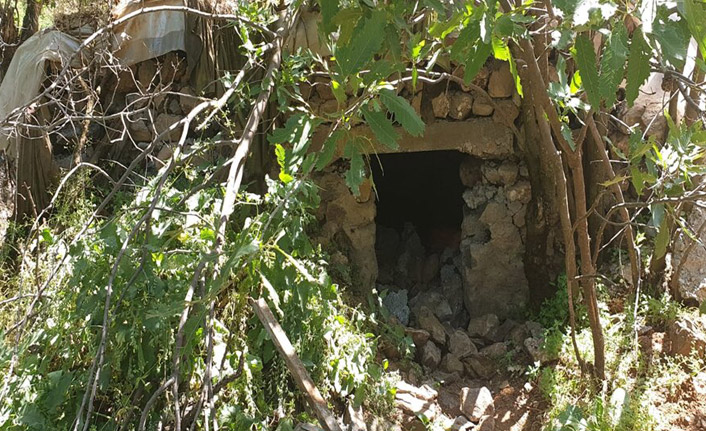 Pençe harekatında sığınaklar imha edildi!