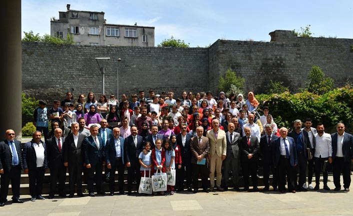 Trabzon'da yarışma - 9 Bin litre atık yağ 3 Bin kilo pil