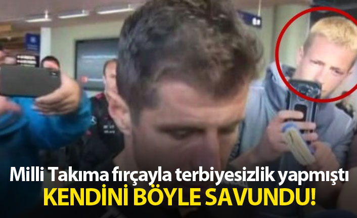 Milli takıma fırçayla terbiyesizlik yapan Corentin Siamang açıklama yaptı