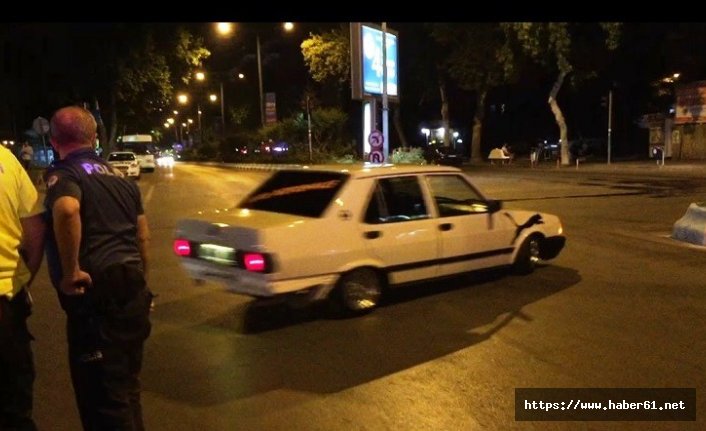 Trafik cezasına tepkisini drift yaparak gösterdi