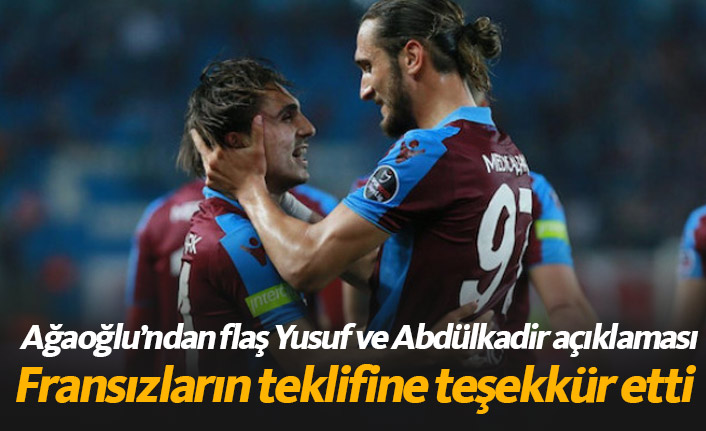 Ağaoğlu Lille'nin teklifine teşekkür etti