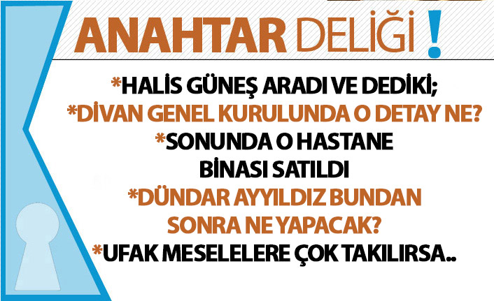 Anahtar Deliği 13.06.2019: “Halis Güneş’ten cami bağışı iddiasına yanıt: ‘Yok öyle bir şey!’”