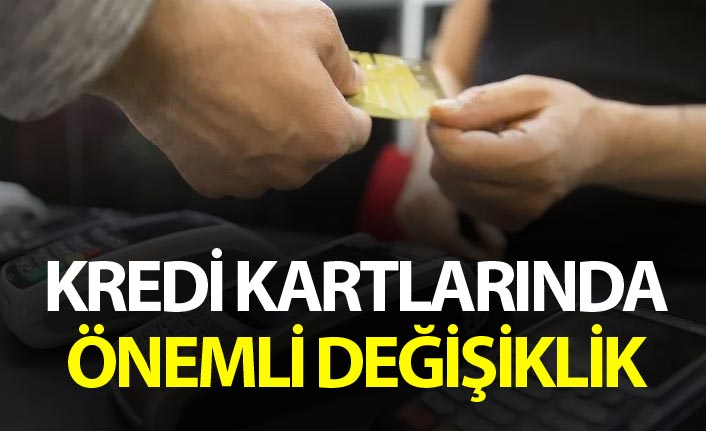 Kredi kartlarında asgari ödeme oranı tüm kartlarda değişti
