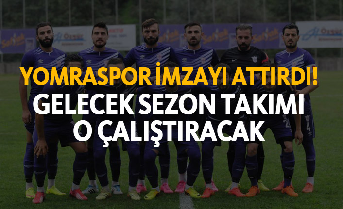 Yomraspor imzayı attırdı - Gelecek sezon takımı o çalıştıracak!