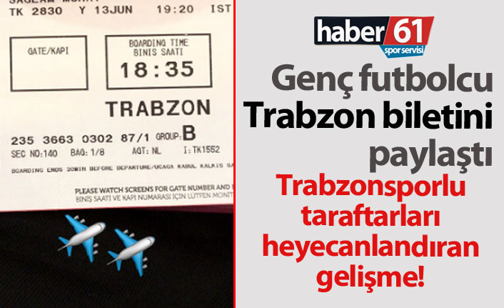 Genç futbolcu Murat Sağlam Trabzon'a geliyor