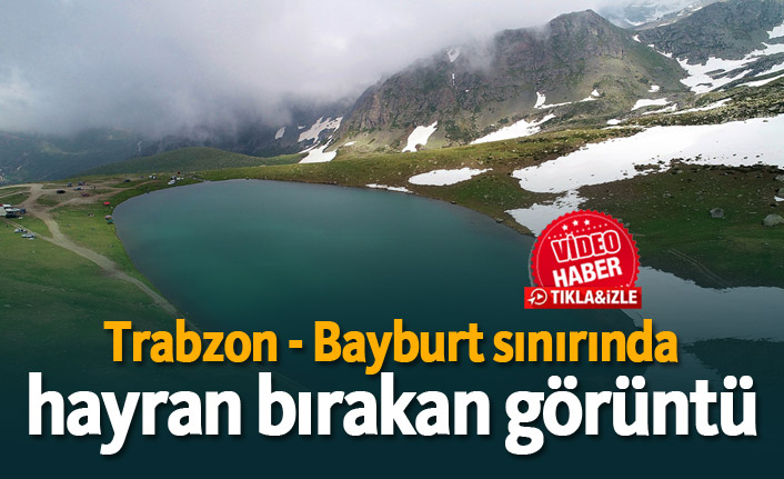 Trabzon - Bayburt sınırında hayran bırakan görüntü