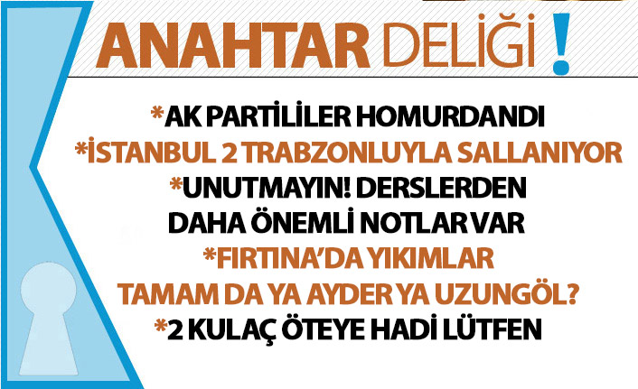 Anahtar Deliği 15.06.2019